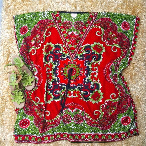 Star India Tie Waist Tunic - Picture 2 of 9